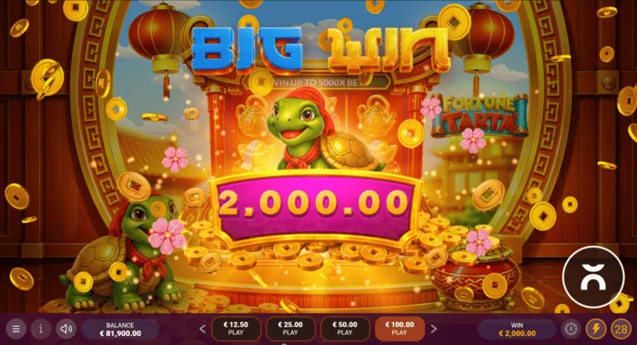 Fortune Tarta – velká výhra v základní hře