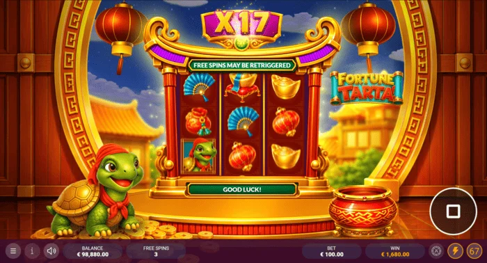 Fortune Tarta – režim Free Spins s násobitelem